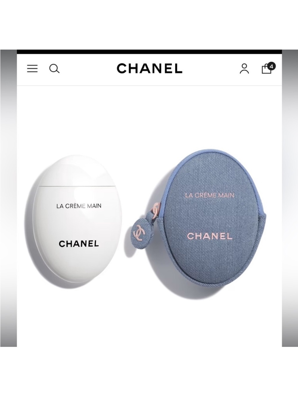BNIB never opened.  Sold out limited edition hand cream and denim cover.